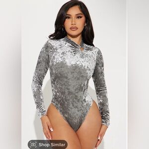 Velvet bodysuit NWT
